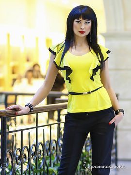 Блуза Vision FS, цвет желтый, черный