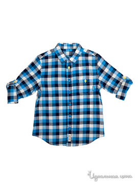 Рубашка Button blue для мальчика, цвет синий