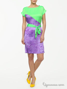 Платье Xarizmas, цвет салатовый, фиолетовый
