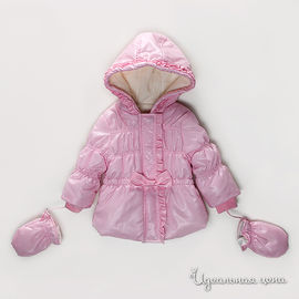 Куртка розовая для девочки, рост 62-80 см