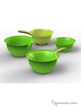 Набор посуды, 3 предмета Zyliss, цвет зеленый