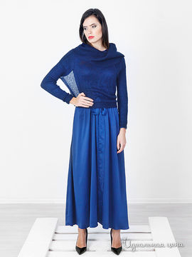 Платье Satin, цвет синий