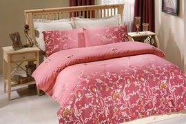 Постельное белье Sultana розовое, 1,5 спальное