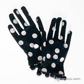 Перчатки  для девочки, черные