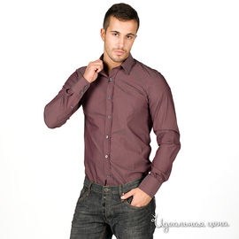Рубашка Antony Morato мужская, цвет бордовый