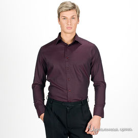 Сорочка Roberto Bruno мужская, цвет темно-пурпурный