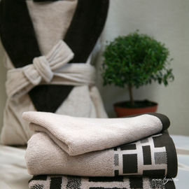 Комплект полотенец Togas КОМИЛЬФО, цвет коричневый, 3 предмета