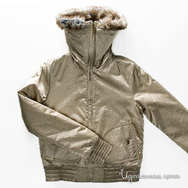 Куртка бежевая для девочки, рост 92-164 см
