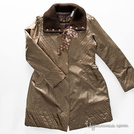 Пальто коричневое для девочки, рост 92-164 см