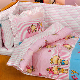 Детский постельный комплект Baby, розовый