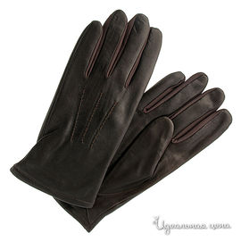 Перчатки Isotoner мужские, цвет темно-коричневый