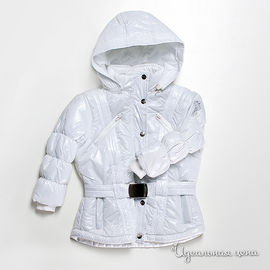 Куртка WPM для девочки, цвет белый, рост 98-122 см