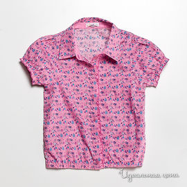 Блузка розовая для девочки, рост 98-140см