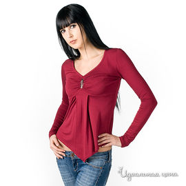 Блуза Pompa женская, цвет бордовый