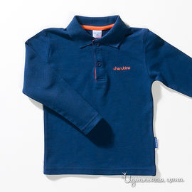 Рубашка тмн.синяя с длинным рукавом для мальчика, рост 104-122 см