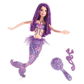 Barbie "Фиолетовая русалка", кукла, изменяющая цвет