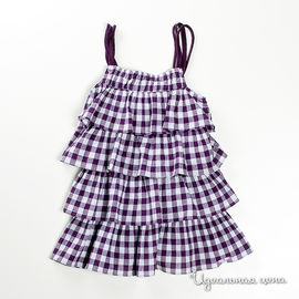Платье Mexx для девочки, цвет фиолетовый / белый