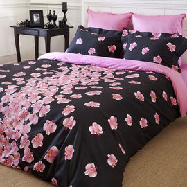 Постельное белье Togas НАОМИ, цвет черный / розовый, семейное (наволочки 50х70см)