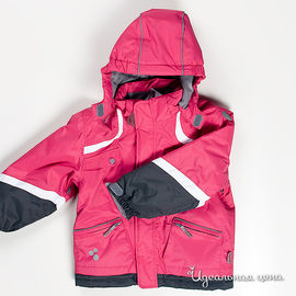Куртка Huppa для девочки, цвет розовый / серый, рост 80-170 см