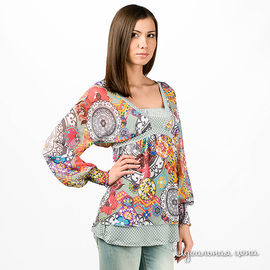 Блуза Fraccomina женская, цвет мультиколор