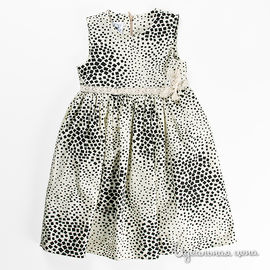 Платье GT Basic "АМЕЛИ" для девочки, цвет бежевый / черный