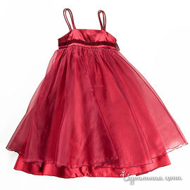 Платье "Николь" бордовое для девочки, рост 98-134 см