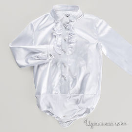 Блузка-боди GT Basic ПАТРИСИЯ для девочки, цвет белый