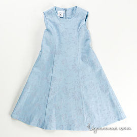 Платье "Ленни"голубое для девочки, рост 98-134 см