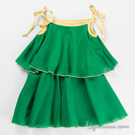Платье GT Basic "БЛЮЗ" для девочки, цвет зеленый, рост 98-134 см
