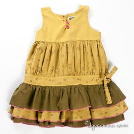 Платье Sophie Catalou для девочки, цвет горчичный, рост 50-140 см
