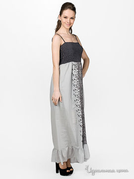 Платье Cristina Gaviolli женское, цвет серый