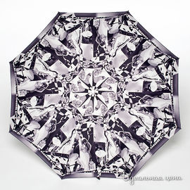 Зонт Jean Paul Gaultier, черно-серый