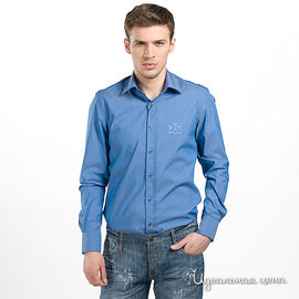 Рубашка Antony Morato мужская, цвет светло-синий