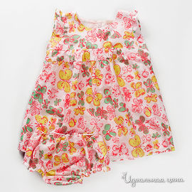 Комплект: платье розовое и трусики для девочки, рост 50-94 см