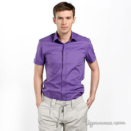 Рубашка Antony Morato мужская, цвет сиреневый