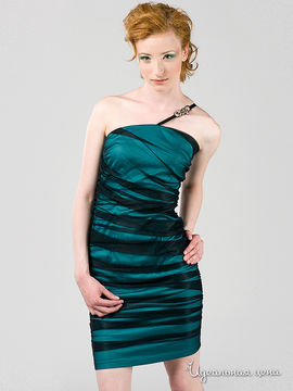 Платье Eleonora Amadei женское, цвет голубой / черный