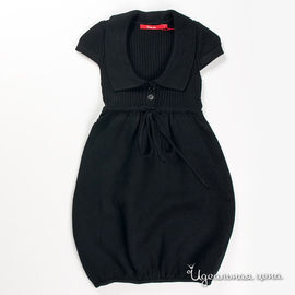 Платье черное для девочки, рост 106-146 см