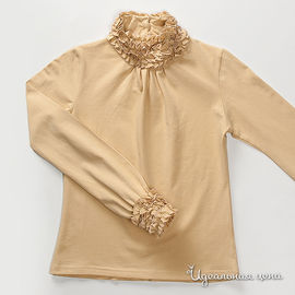 Блузка Timole, цвет золотистый, для девочки