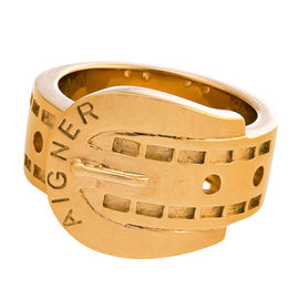 Кольцо-ремешок цвет "золото"