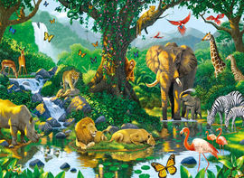 Пазл "Гармония в джунглях", 500 элементов