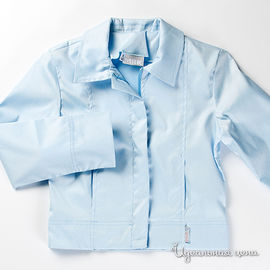 Куртка голубая для девочки, рост 104-158 см