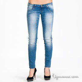 Брюки джинсовые TAKE TWO женские, цвет голубой