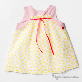 Платье  желтое детское, рост 50-88 см