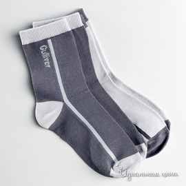 Комплект носков Gulliver для мальчика, цвет серый / светло-серый, 2 пары