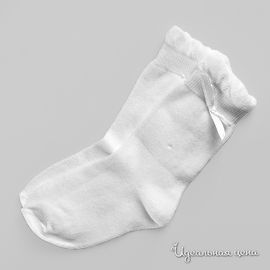 Носки Gulliver для девочки, цвет белый, рост 14-18 см