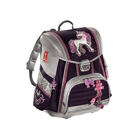 Рюкзак с наполнением Hama ""Единорог"" для девочки, цвет баклажановый