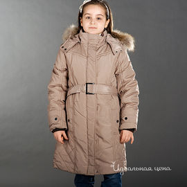 Пальто для девочки бежевое