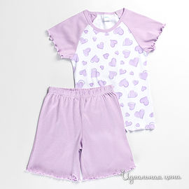 Пижама сиреневая для девочки, рост 122-146