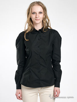 Рубашка женская ALEXANDER McQUEEN, черного цвета