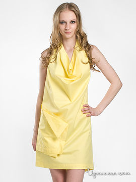 Платье-Сарафан женский ALEXANDER McQUEEN, желтого цвета